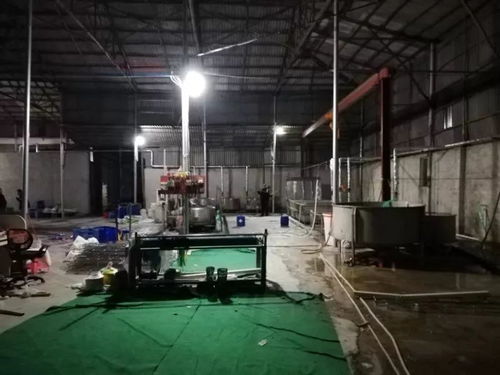 潮安区凤塘镇一漂染加工厂被查封