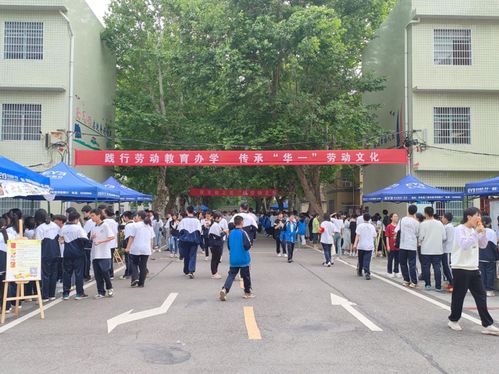 劳动促成长,共享美 食 光 华容县华一明辉中学开展校园美食节活动